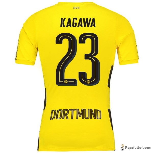 Camiseta Borussia Dortmund Replica Primera Ropa Kagawa 2017/18